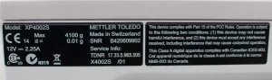 Mettler Toledo XP4002S Precision Balance 4100g Capacity with SmartScreen Touchscreen, 2 of 10