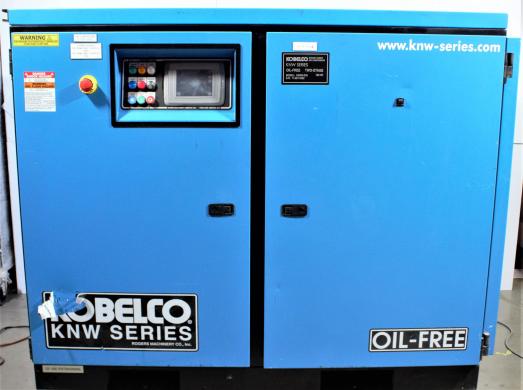 Kobelco KNW0-D/H 100HP Oil-Free Two-Stage Rotary Screw Air Compressor 480V 50-60Hz-cover