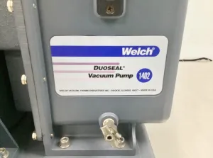 Welch 1402 DuoSeal Belt-Drive Vacuum Pump with 0.5 HP Motor and Large Oil Reservoir, 8 of 11