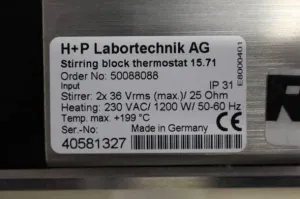 H+P Labortechnik Variomag Blockheater with Magnetic Stirrer, 2 of 3