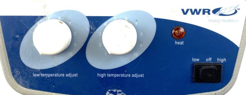 VWR Heat Block VI Digital Dry Block Bath with 6 Interchangeable Aluminum Blocks-cover