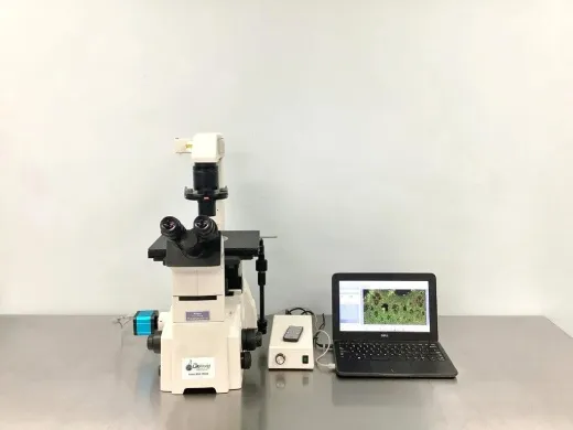 Nikon Eclipse TE2000-S Inverted Phase Contrast Microscope with Motorized Stage and 37MP Camera
