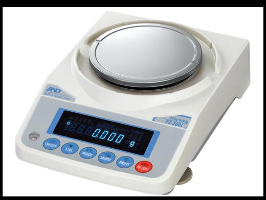 A&D FZ-200i Precision 3-Place Analytical Balance-cover