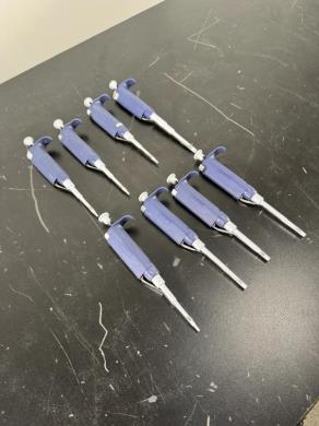 Rainin Pipet-Lite Handheld Single Channel Adjustable Micropipettes (Set of 8)-cover