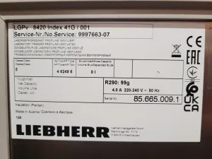 Liebherr Mediline LGPv 8420 Ultra Low Temperature Medical Freezer -35ºC, 11 of 12