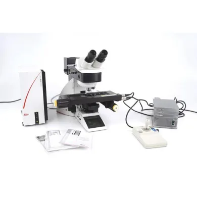 Leica DM6000M Motorized Stage Microscope with Polarizing Capabilities
