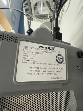 VWR Digital Heatblock-cover