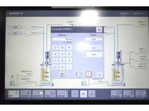 Sartorius Biostat B Dual Control Jacketed Autoclavable Bioreactor System for Microbial Cultures, 2L Vessels, 12 of 48