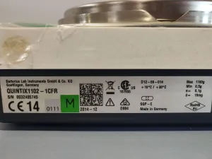 Sartorius Quintix 1102 1CFR Precision Balance, 9 of 11