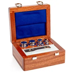 Radwag F1 Mass Standard - Knob Weights With Adjustment Chamber, Set (1 mg - 200 g), Wooden Box, 3 of 3