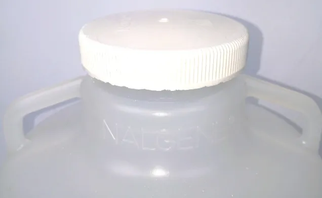 Nalgene 2235-0020 10L Wide-Mouth Autoclavable Polypropylene Carboy with Handles