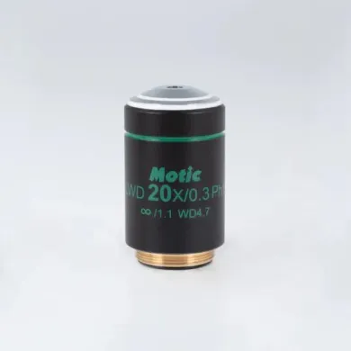MOTIC Plan Achromatic Phase Contrast Objective LWD PL Ph 20X/0.3 with 4.7mm WD