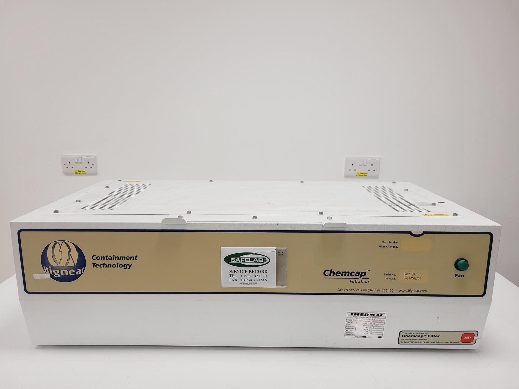 Bigneat BA1004/01 Chemcap Ductless Fume Cabinet Hood