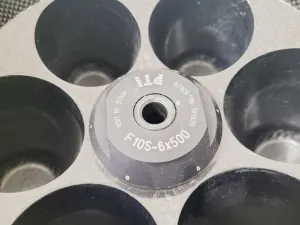 PTI F10S-6x500 10,000RPM Laboratory Rotor, 6 of 9