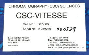CSC Vitesse 507-003 HPLC Guard Column (5 cm × 4.6 mm × 3 µm), 7 of 7