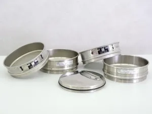 Various analysis sieves from Retsch, Endecotts, and others, 3 of 4