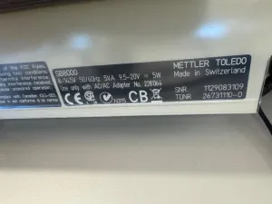 Mettler Toledo SB8000 Digital Scale, 2 of 2