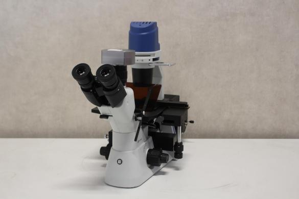 Euromex Oxion Inverso OX.2453-PLF Trinocular Inverted Fluorescence Microscope with sCMEX-20 Camera-cover
