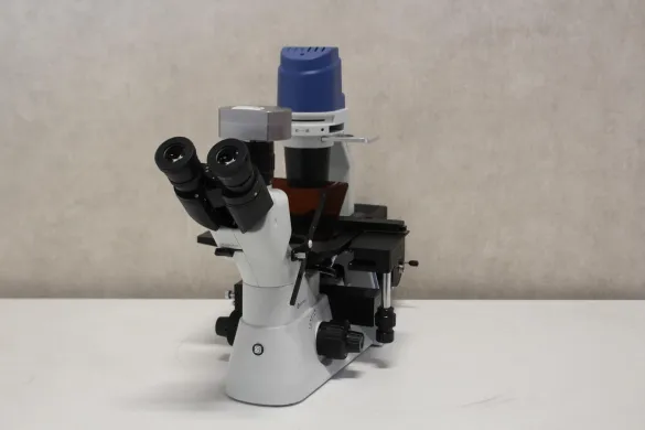 Euromex Oxion Inverso OX.2453-PLF Trinocular Inverted Fluorescence Microscope with sCMEX-20 Camera