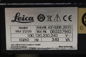 Leica RM2255 Motorized Rotary Microtome for Precise Tissue Sectioning, 3 of 3