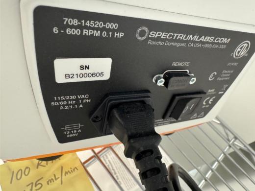 Spectrum Labs KrosFlo Research I 708-14520-000 Digital Peristaltic Pump with Remote Interface-cover