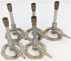 Humboldt H-6220 Noiseless Bunsen Burner with Flint Starter, 6 of 6