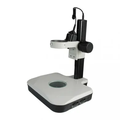 Munday Microscope Track Stand with 83mm Coarse Focus Rack & Dual Halogen Illumination