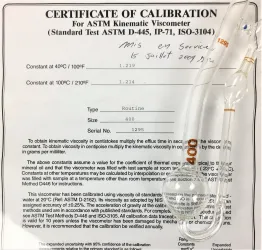 Cannon-Fenske CFRC-400 Certified Routine Viscometer Tube - Size 400, 19 of 23