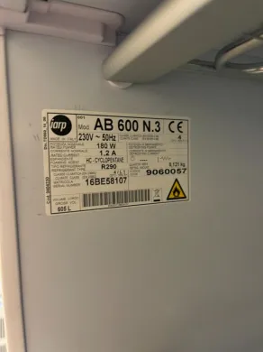 Jarp AB 600 N.3 Laboratory Refrigerator with R290 Refrigerant