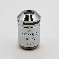 Zeiss A-Plan 2.5x Microscope Objective 1113-114 with RMS Thread, 2 of 2