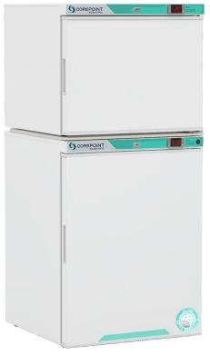 Corepoint Scientific PRF072WWW-0 Solid Door Laboratory Combo 1C to 10C Refrigerator/-15C to -25C Freezer-cover