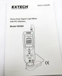 Extech HD400 Heavy Duty Digital Light Meter with Environmental Datalogging and USB Port, 6 of 7