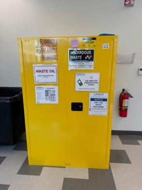 ULINE H-2219S-Y 90-Gallon Flammable Liquid Storage Cabinet-cover