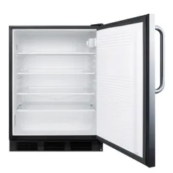 Accucold FF7BKSSTB 24" Wide Commercial All-Refrigerator with Stainless Steel Door, 2 of 3