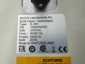 Buchi B-290 Mini Spray Dryer, 4 of 4