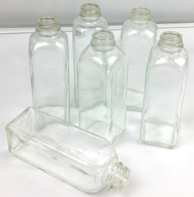 Kimble KIMAX 14950 Square Glass 200mL Milk Dilution Bottle with Cap-cover