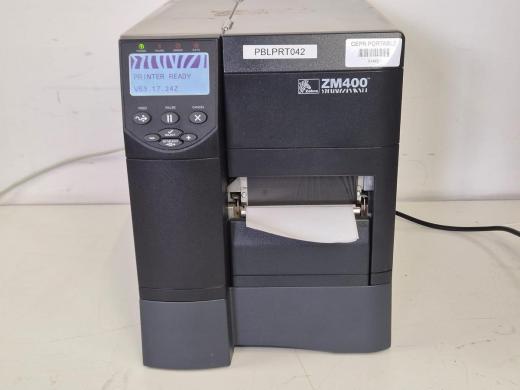Zebra ZM400 Industrial Thermal Transfer and Direct Thermal Label Printer-cover