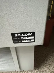 So-Low U85-22 -80°C Ultra Low Temperature Laboratory Freezer, 2 of 2