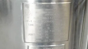 Allegheny Bradford 100L Stainless Steel Jacketed Reactor Vessel for Laboratory Use, 4 of 4