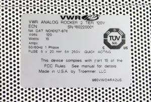 VWR Analog Rocker Model 10127-876 Lab Bioanalyzer Rocking Platform, 4 of 7