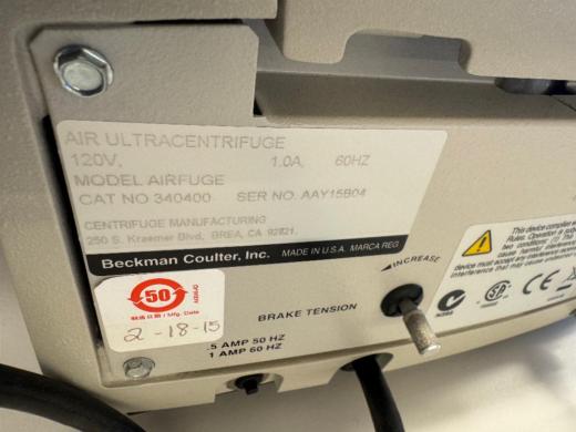 Beckman Coulter AirFuge Air-Driven Ultracentrifuge-cover