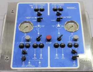 Pall SPS-M2 Manual Slurry Packer Chromatography System with Pneumatic Pumps on Mobile Frame, 6 of 12