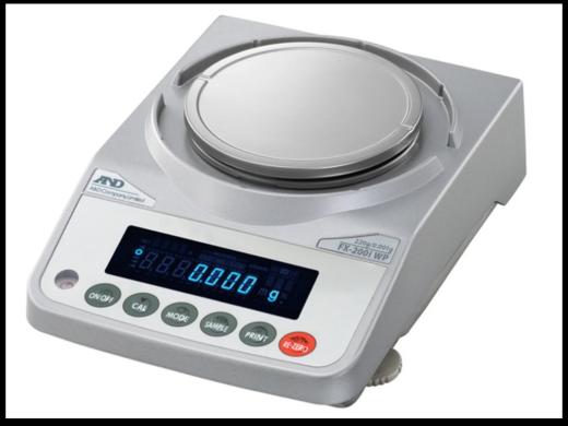A&D FX-200iWP Precision 3-Place Analytical Balance-cover