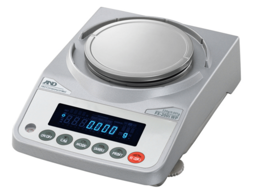 A&D FX-200iWP Precision 3-Place Analytical Balance-cover