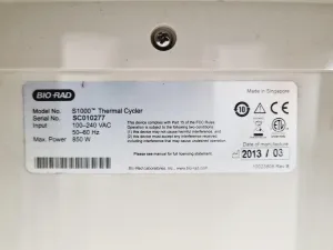 Bio-Rad S1000 Thermal Cycler for Precise PCR Amplification, 7 of 23