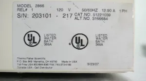Thermo Scientific Precision 265 Digital Recirculating Water Bath with Microprocessor Control, 13 of 13