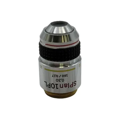 Olympus SPlan 10PL 10x Phase Contrast Microscope Objective 160/0.17