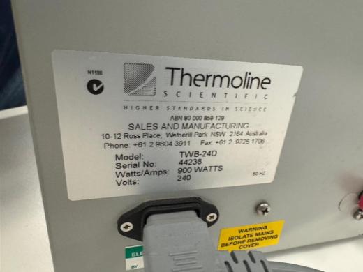 Thermoline TWB-24D Digital Laboratory Water Bath with Transparent Lid-cover