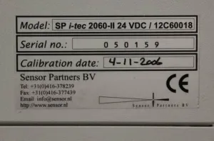 Sensor Partners SP i-tec 2060 ll Infrared Temperature Controller, 3 of 3