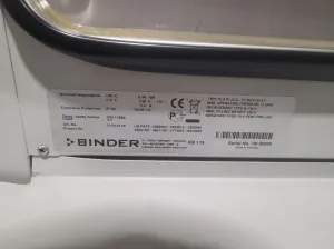 BINDER KB-115 Refrigerated Incubator/Drying Oven, 6 of 8